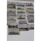 A selection of Naval related postcards