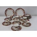 A selection of vintage Tuscan bone china . 32 pieces Collection Only