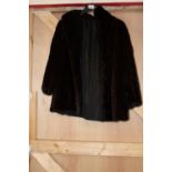 A vintage Ladies fur coat (probably Musquash) size medium
