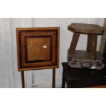 A selection of vintage furniture & luggage etc Collection Only