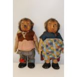 Two vintage Stieff figures (sold as seen) 52cm in height