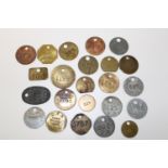 Twenty three assorted colliery mining pit tokens