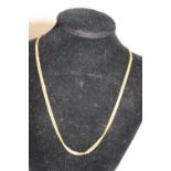 A 9ct gold necklace 10.2 grams