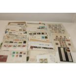 A job lot of assorted stamps & FDC