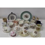A large collection of mainly Commemorative ware