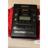 A vintage Sony Walkman (un-tested)