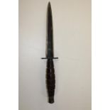 An unusual Fairbank Sykes style fighting knife with GI 514 Japan stamped on the guard
