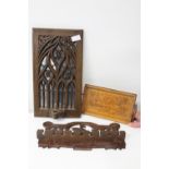 A job lot of treen items