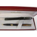 A Conway Stewart fountain pen with a 14ct gold nib & a Sheafer ballpoint pen