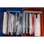 Two boxes of assorted books Collection only