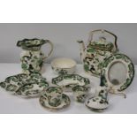 A job lot of Mason's 'Chartreuse' ironstone ware