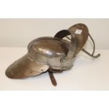 A reproduction English civil war helmet