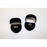 Two boxed 925 silver rings
