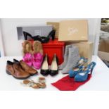 A job lot of assorted Ladies shoes etc (sold as seen)