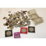 A job lot of coinage including pre 1937 silver coins