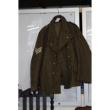A 1950's British Military Army jacket size 7