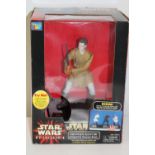 A boxed Star Wars episode 1 Obi-Wan Kenobi interactive talking bank figure