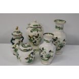 A job lot of Mason's 'Chartreuse' ironstone ware