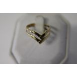 A 14ct gold ring (broken) 2.1 grams