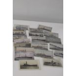 A selection of vintage Naval related postcards