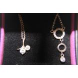 Two 925 silver necklaces