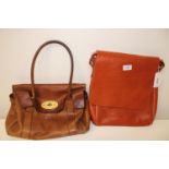 Two quality leather Ladies hand bags (sold as seen)