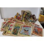 A job lot of assorted vintage comics