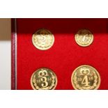 A boxed set of four 1936 maundy money fantasy coins