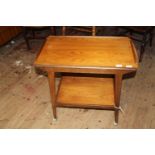 A vintage mid century Danish designed teak drinks trolley 73x44x70cm collection only