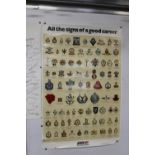 A vintage British Army Regimental poster