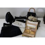 A selection of vintage Ladies handbags