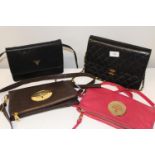 A job lot of assorted handbags (sold as seen)