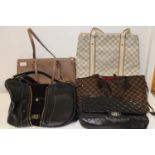 A job lot of assorted handbags (sold as seen)