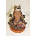 A Native American Indian figure h31cm