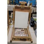 A new portable artists easel & accessories