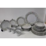 A Crown Ming bone china tea service 29pc