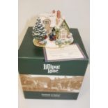 A large boxed Lilliput Lane model 'The First Noel'