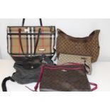 A job lot of assorted handbags (sold as seen)