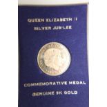 A Queen Elizabeth II 9ct gold medal