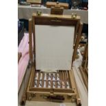 A new portable artists easel & accessories