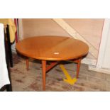 A vintage Gordon Russell coffee table d81cm h41cm collection only