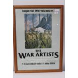 A vintage Imperial War Museum poster 76x57cm collection only