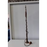 A vintage copper & brass hunting horn 90cm collection only