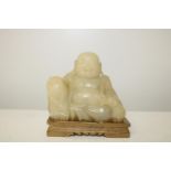 A Chinese Republic period soap stone Buddha 10cm