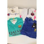 A selection of adults football shirts (sold as seen)