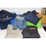 A selection of assorted jeans (sold as seen)