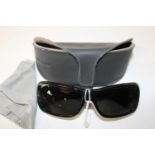 Miu Miu Sunglasses with original case & cleaning cloth. Inscription on the arm reads SMU16F 57 15