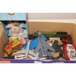 A job lot of assorted die-cast & other models