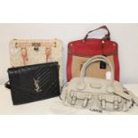 A job lot of assorted handbags (sold as seen)