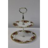 A Royal Albert OCR cake stand